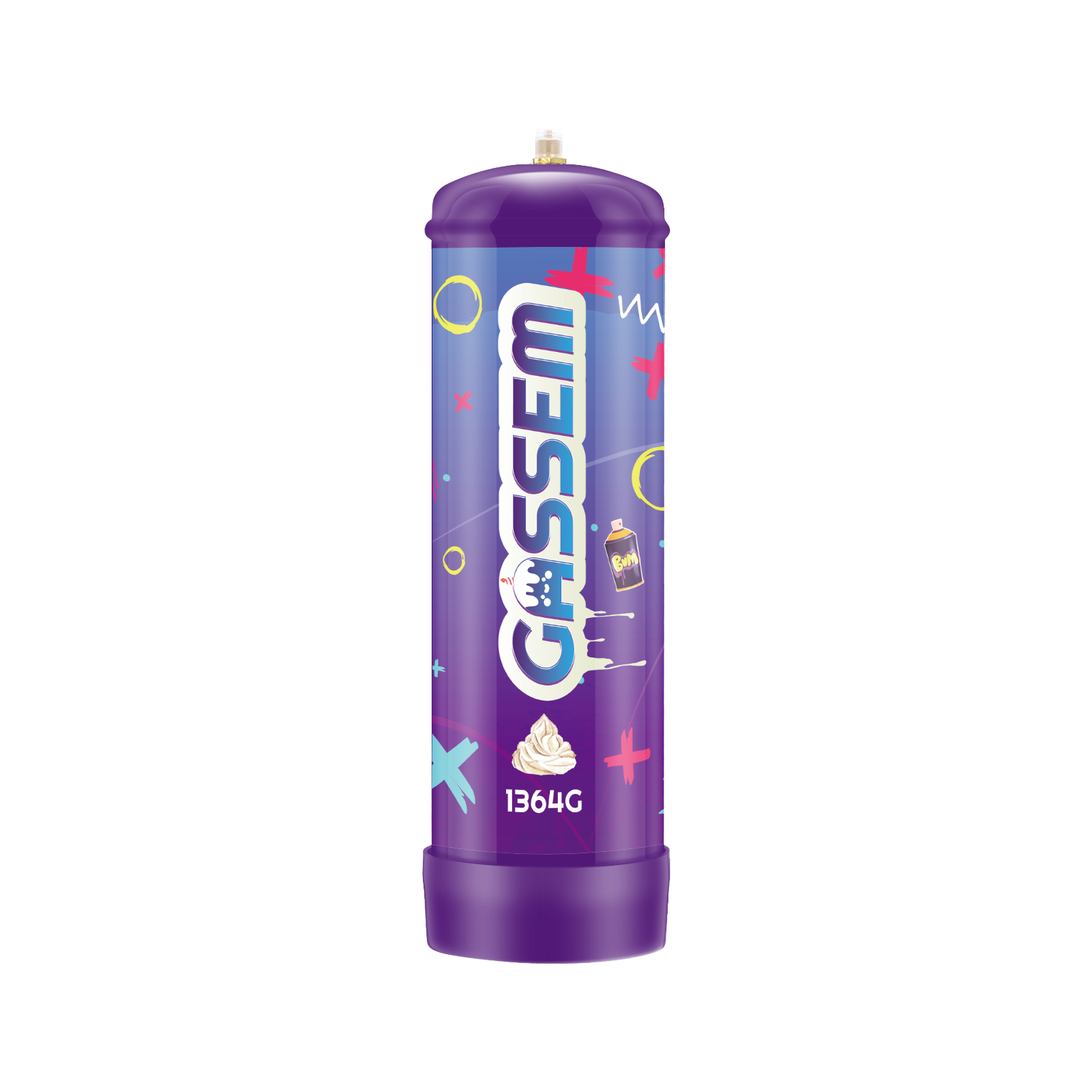 GASSEM 1364g Cream Charger Cylinder