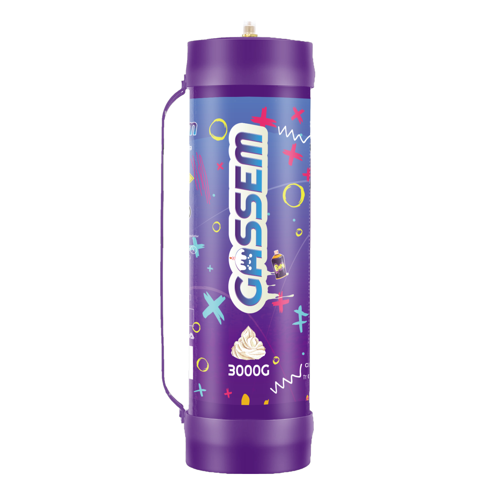GASSEM 3000g Cream Charger Cylinder