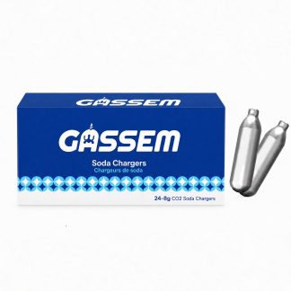 Gassem 8g CO2 Soda Chargers 24 Packs