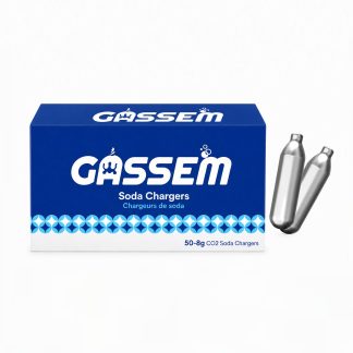 Gassem 8g CO2 Soda Chargers 50 Packs